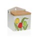 Saltkar med lock Versa Keramik Bambu Dolomite Tulpan 10 x 12,5 x