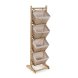 Badrumshyllor Versa Nadir Brun 35 x 125 x 35 cm