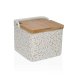 Saltkar med lock Versa Serpentine Keramik Dolomite 12,2 x 11,5 x