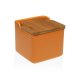 Saltkar med lock Versa Orange Keramik 12,2 x 11,5 x 12,2 cm