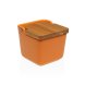 Saltkar med lock Versa Orange Keramik 8,8 x 8,5 x 8,8 cm