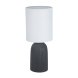 Bordslampa Versa Svart Bomull Keramik 40 W 15 x 36 cm