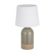 Bordslampa Versa Duo linne Keramik 40 W 18 x 32,5 cm