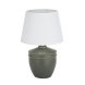 Bordslampa Versa Aurelia Bomull Keramik 40 W 20 x 31,5 cm
