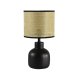 Bordslampa Versa Svart Keramik 13 x 28 x 13 cm