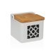 Saltkar med lock Versa Keramik 12,2 x 11,5 x 12,2 cm