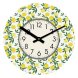 Vggklocka Versa Tr Citron 4 x 30 x 30 cm
