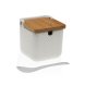 Sockerstrare Versa Vit Keramik Bambu Dolomite 8,3 x 8,3 x 8,3 c