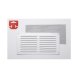 Galler Fepre Myggnt Lackad Aluminium Vit (30 x 15 cm)