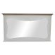 Vggspegel DKD Home Decor Vit Naturell 105 x 64 x 4,5 cm