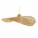 Taklampa DKD Home Decor 70 x 70 x 10 cm Naturell 220 V 40 W Solh
