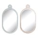 Vggspegel DKD Home Decor Vit Rosa 22 x 1,5 x 40 cm (2 antal)