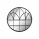 Vggspegel DKD Home Decor Svart Modern 76 x 4 x 76 cm