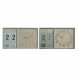 Vggklocka DKD Home Decor Grn Tr polypropen Plast Tr MDF Trop