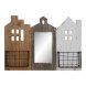 Tidningsstll DKD Home Decor Vit Brun Metall Paulowniatr (57 x