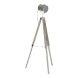 Golvlampa DKD Home Decor Metall Tr Silver Ljusbrun Tripod (66 x