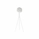 Golvlampa DKD Home Decor Metall Vit Fjder (40 x 40 x 150 cm)