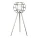 Bordslampa DKD Home Decor Metall Mrkgr (50 x 50 x 98 cm)
