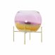 Ljusstakar DKD Home Decor 8424001830619 Rosa Gyllene Metall Glas