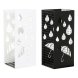 Paraplystll DKD Home Decor Svart Metall Vit (19.5 x 20 x 47.5 c