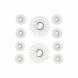 Vggspegel DKD Home Decor Polypropen (PP) (2 pcs) (5 pcs)