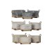 Multifunktionell korg DKD Home Decor Beige Gr Ljusbrun 40 x 30