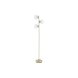 Golvlampa DKD Home Decor 35 x 25 x 167 cm Glas Gyllene Metall Tr