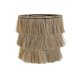 Lampskrm DKD Home Decor Jute Metall Naturell Frans 40 x 40 x 40