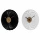 Vggklocka DKD Home Decor Vit Svart Vit/Svart Jrn Plast Modern