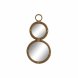 Vggspegel DKD Home Decor 41 x 2 x 83 cm Glas Naturell Brun Trop
