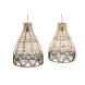 Taklampa DKD Home Decor Dvobarvna 50 W 45 x 45 x 60 cm