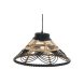 Taklampa DKD Home Decor Rattan Dvobarvna 50 W (41 x 41 x 21 cm)