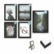 Fotoram DKD Home Decor Multipel kortlsare 23 x 2 x 28 cm Svart