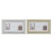 Fotoram DKD Home Decor Luxury Gyllene Silvrig Glas polystyren Tr