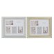 Fotoram DKD Home Decor Luxury 46,5 x 2 x 40 cm Glas Silvrig Gyll