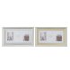 Fotoram DKD Home Decor Glas polystyren Gyllene Silvrig Tradition