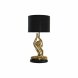 Bordslampa DKD Home Decor Svart Gyllene Polyester Harts Apa (25