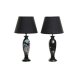 Bordslampa DKD Home Decor Svart Gyllene Madr 220 V 50 W Orienta