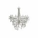 Taklampa DKD Home Decor Vit Metall Plast 40 W Romantisk Avskalad