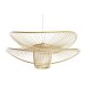 Taklampa DKD Home Decor Brun Bambu 50 W 60 x 60 x 28 cm