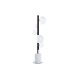 Bordslampa DKD Home Decor Vit Silvrig Glas Marmor 220 V 15 x 15