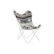 Trdgrdssoffa DKD Home Decor Vit Svart Jrn 74 x 65 x 90 cm