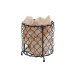 Belysning dekoration DKD Home Decor Salt Svart Orange 15 W 17 x
