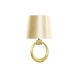 Vgglampa DKD Home Decor Gyllene Polyester Aluminium 220 V 50 W
