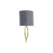 Vgglampa DKD Home Decor Gyllene Metall Polyester 220 V 50 W (30