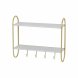 Vggmonterad rockhngare DKD Home Decor Metall MDF Glam (50 x 15