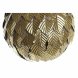 Taklampa DKD Home Decor Gyllene (Renoverade B)