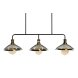 Taklampa DKD Home Decor 100 x 29 x 22 cm Svart Gyllene Metall 50