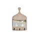 Vggmonterad rockhngare DKD Home Decor Tr Metall 23 x 9 x 36 c
