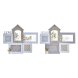 Fotoram DKD Home Decor Love Home Tr Blomster Naturell (46 x 3 x